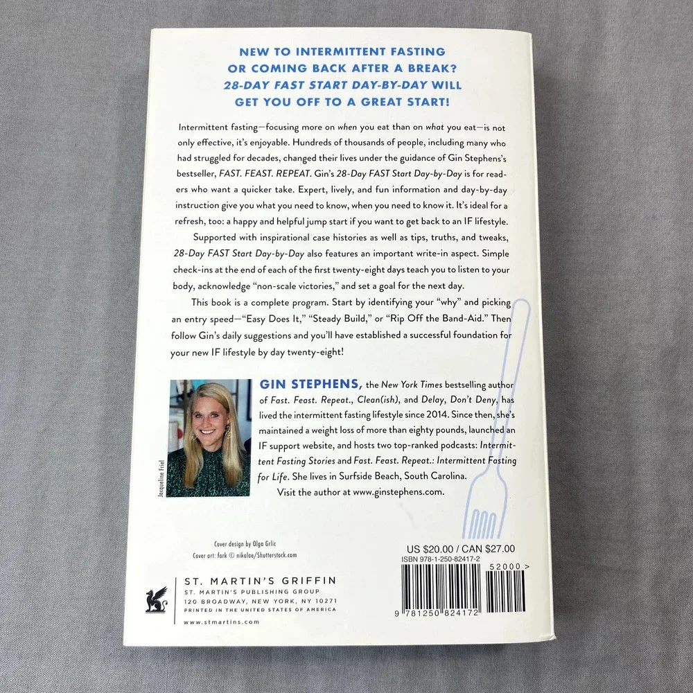 NEW 28-Day Fast Start Day-By-Day by Gin Stevens‎ Paperback 2023